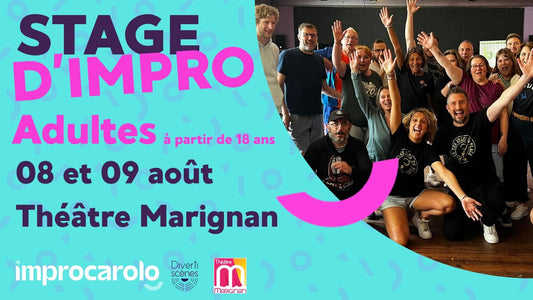 Stage d'impro pour adultes- 8 & 9 août