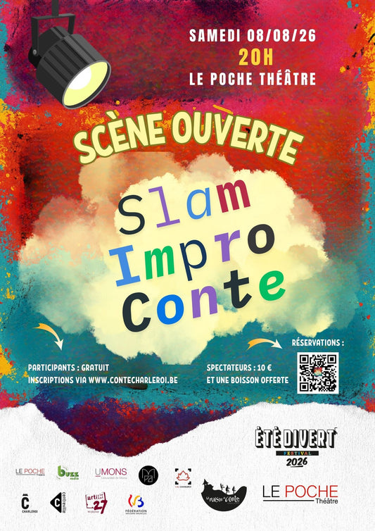 Scène ouverte Contes & Slam - 8 août